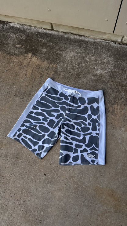 Tiger Shark Print Board Shorts
