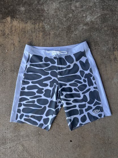 Tiger Shark Print Board Shorts
